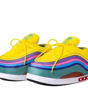 Unisex Rainbow Sneaker Slippers